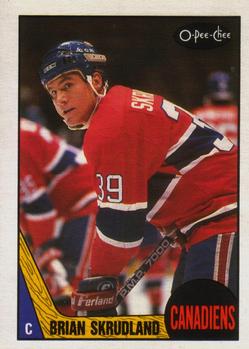 #235 Brian Skrudland - Montreal Canadiens - 1987-88 O-Pee-Chee Hockey
