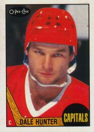 #245 Dale Hunter - Washington Capitals - 1987-88 O-Pee-Chee Hockey
