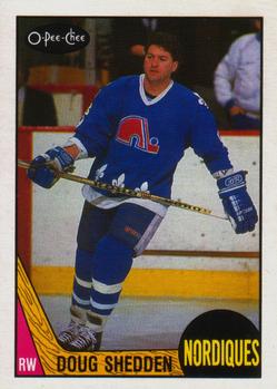 #249 Doug Shedden - Quebec Nordiques - 1987-88 O-Pee-Chee Hockey