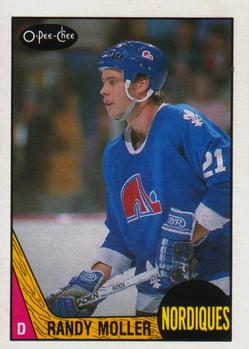 #251 Randy Moller - Quebec Nordiques - 1987-88 O-Pee-Chee Hockey
