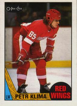 #26 Petr Klima - Detroit Red Wings - 1987-88 O-Pee-Chee Hockey