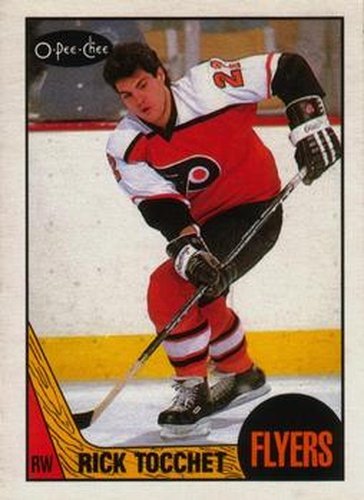 #2 Rick Tocchet - Philadelphia Flyers - 1987-88 O-Pee-Chee Hockey