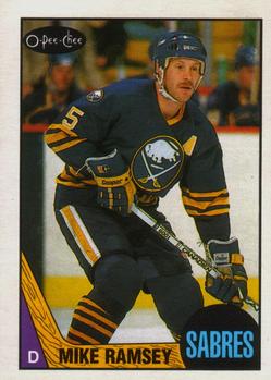 #63 Mike Ramsey - Buffalo Sabres - 1987-88 O-Pee-Chee Hockey