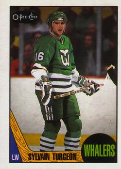 #70 Sylvain Turgeon - Hartford Whalers - 1987-88 O-Pee-Chee Hockey