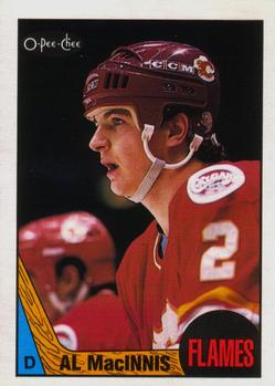 #72 Al MacInnis - Calgary Flames - 1987-88 O-Pee-Chee Hockey