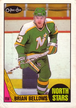 #94 Brian Bellows - Minnesota North Stars - 1987-88 O-Pee-Chee Hockey