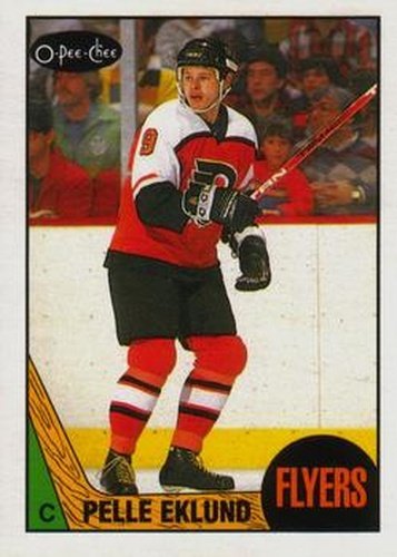 #98 Pelle Eklund - Philadelphia Flyers - 1987-88 O-Pee-Chee Hockey