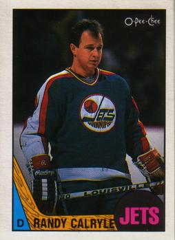 #9 Randy Carlyle - Winnipeg Jets - 1987-88 O-Pee-Chee Hockey