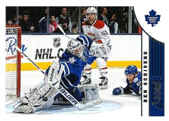 #486 Ben Scrivens - Toronto Maple Leafs - 2013-14 Score Hockey