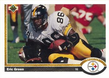 #486 Eric Green - Pittsburgh Steelers - 1991 Upper Deck Football
