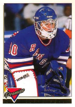 #486 Glenn Healy - New York Rangers - 1993-94 O-Pee-Chee Premier Hockey - Gold