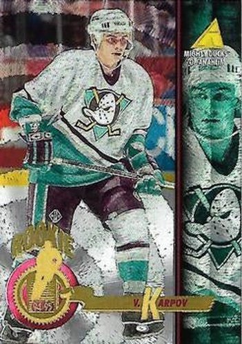 #486 Valeri Karpov - Anaheim Mighty Ducks - 1994-95 Pinnacle Hockey - Rink Collection