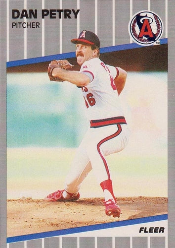 #486 Dan Petry - California Angels - 1989 Fleer Baseball