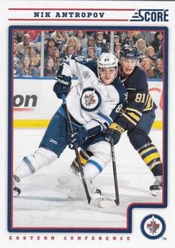 #486 Nik Antropov - Winnipeg Jets - 2012-13 Score Hockey