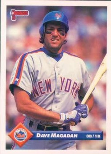 #486 Dave Magadan - New York Mets - 1993 Donruss Baseball