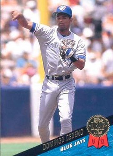 #486 Domingo Cedeno - Toronto Blue Jays - 1993 Leaf Baseball