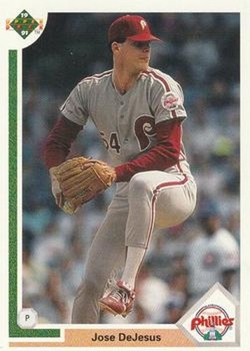 #486 Jose DeJesus - Philadelphia Phillies - 1991 Upper Deck Baseball
