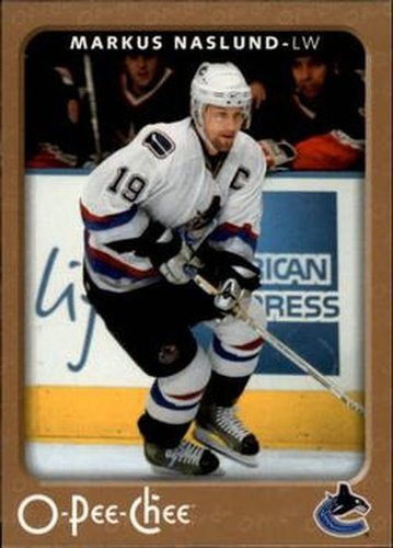 #486 Markus Naslund - Vancouver Canucks - 2006-07 O-Pee-Chee Hockey
