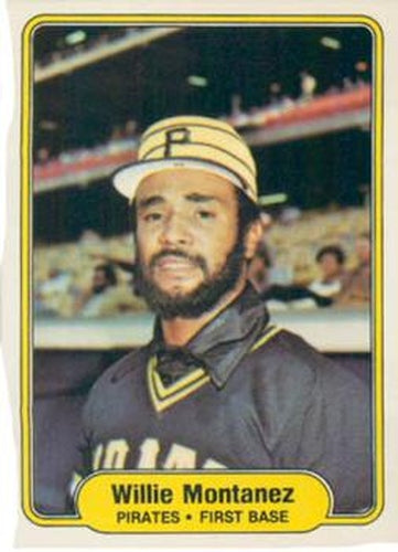 #486 Willie Montanez - Pittsburgh Pirates - 1982 Fleer Baseball