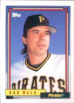 #486 Bob Walk - Pittsburgh Pirates - 1992 Topps Baseball