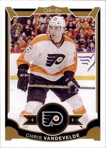 #486 Chris VandeVelde - Philadelphia Flyers - 2015-16 O-Pee-Chee Hockey