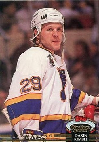 #486 Darin Kimble - Tampa Bay Lightning - 1992-93 Stadium Club Hockey