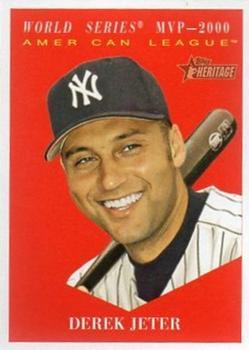 #486 Derek Jeter - New York Yankees - 2010 Topps Heritage Baseball