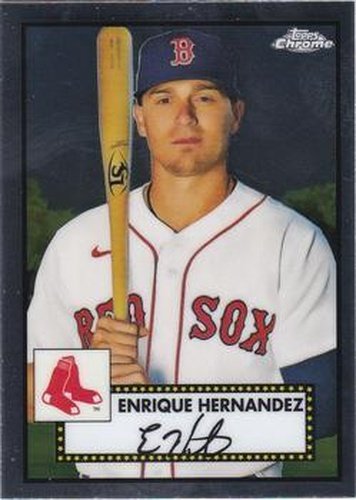 #486 Enrique Hernandez - Boston Red Sox - 2021 Topps Chrome Platinum Anniversary Baseball