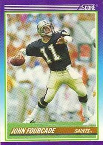 #486 John Fourcade - New Orleans Saints - 1990 Score Football
