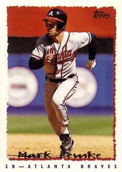 #486 Mark Lemke - Atlanta Braves - 1995 Topps Baseball