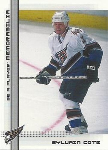 #486 Sylvain Cote - Washington Capitals - 2000-01 Be a Player Memorabilia Hockey