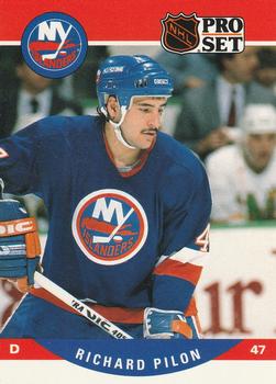 #486 Rich Pilon - New York Islanders - 1990-91 Pro Set Hockey