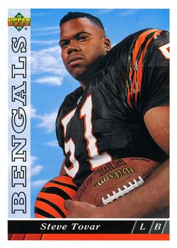 #486 Steve Tovar - Cincinnati Bengals - 1993 Upper Deck Football