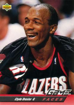 #486 Clyde Drexler - Portland Trail Blazers - 1992-93 Upper Deck Basketball
