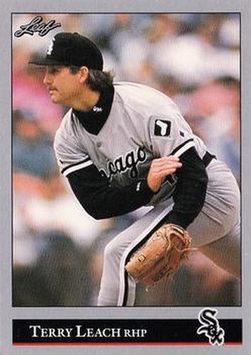#486 Terry Leach - Chicago White Sox - 1992 Leaf Baseball