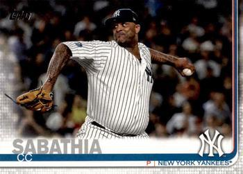 #486b CC Sabathia - New York Yankees - 2019 Topps Baseball