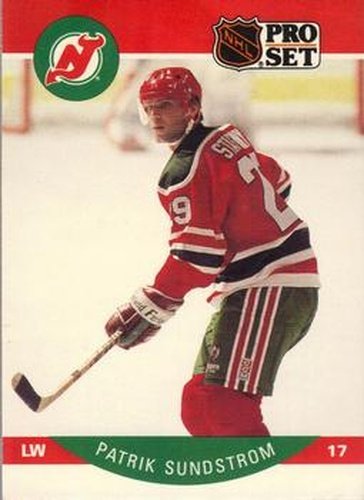 #176 Patrik Sundstrom - New Jersey Devils - 1990-91 Pro Set Hockey