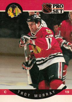 #57 Troy Murray - Chicago Blackhawks - 1990-91 Pro Set Hockey