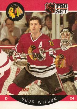 #63 Doug Wilson - Chicago Blackhawks - 1990-91 Pro Set Hockey