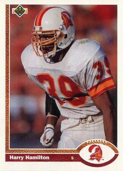#487 Harry Hamilton - Tampa Bay Buccaneers - 1991 Upper Deck Football
