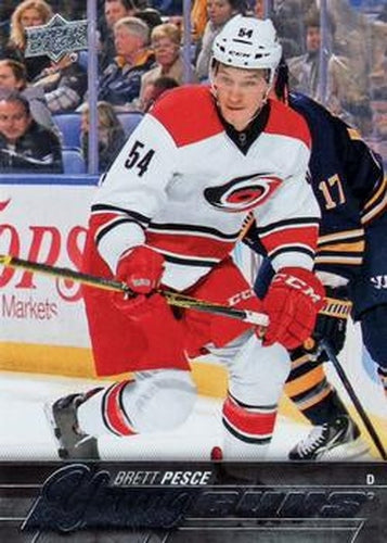 #487 Brett Pesce - Carolina Hurricanes - 2015-16 Upper Deck Hockey