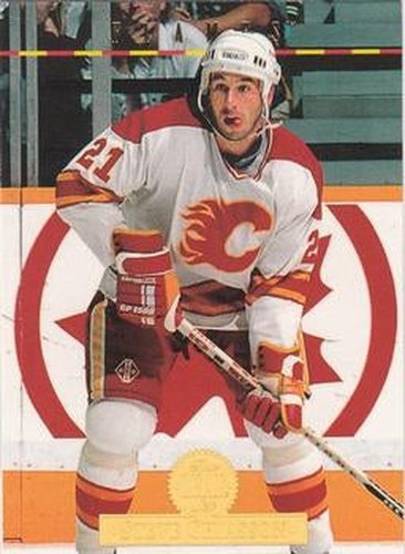#487 Steve Chiasson - Calgary Flames - 1994-95 Leaf Hockey