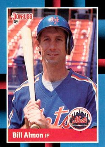 #487 Bill Almon - New York Mets - 1988 Donruss Baseball