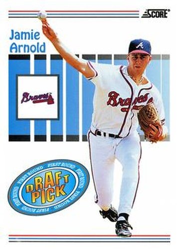 #487 Jamie Arnold - Atlanta Braves - 1993 Score Baseball