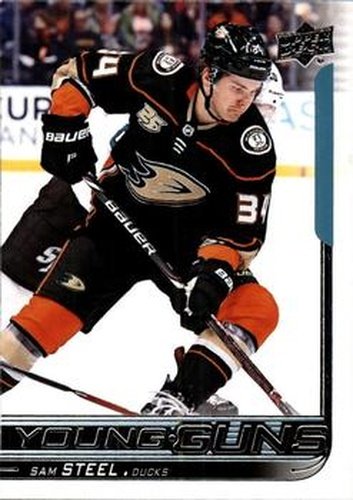 #487 Sam Steel - Anaheim Ducks - 2018-19 Upper Deck Hockey