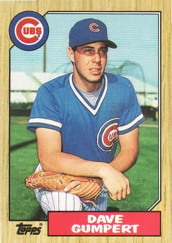 #487 Dave Gumpert - Chicago Cubs - 1987 Topps Baseball