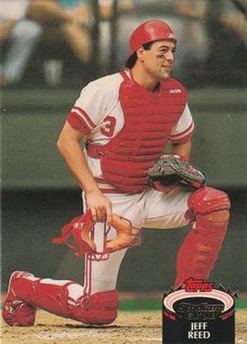 #487 Jeff Reed - Cincinnati Reds - 1992 Stadium Club Baseball