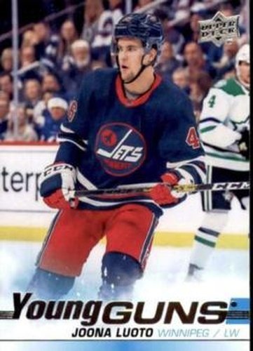 #487 Joona Luoto - Winnipeg Jets - 2019-20 Upper Deck Hockey