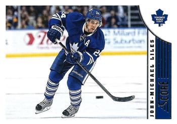 #487 John-Michael Liles - Toronto Maple Leafs - 2013-14 Score Hockey