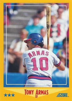 #487 Tony Armas - California Angels - 1988 Score Baseball